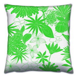 Aberto Design Cojín Multicolor 43 x 43 cm con Relleno de Silicona